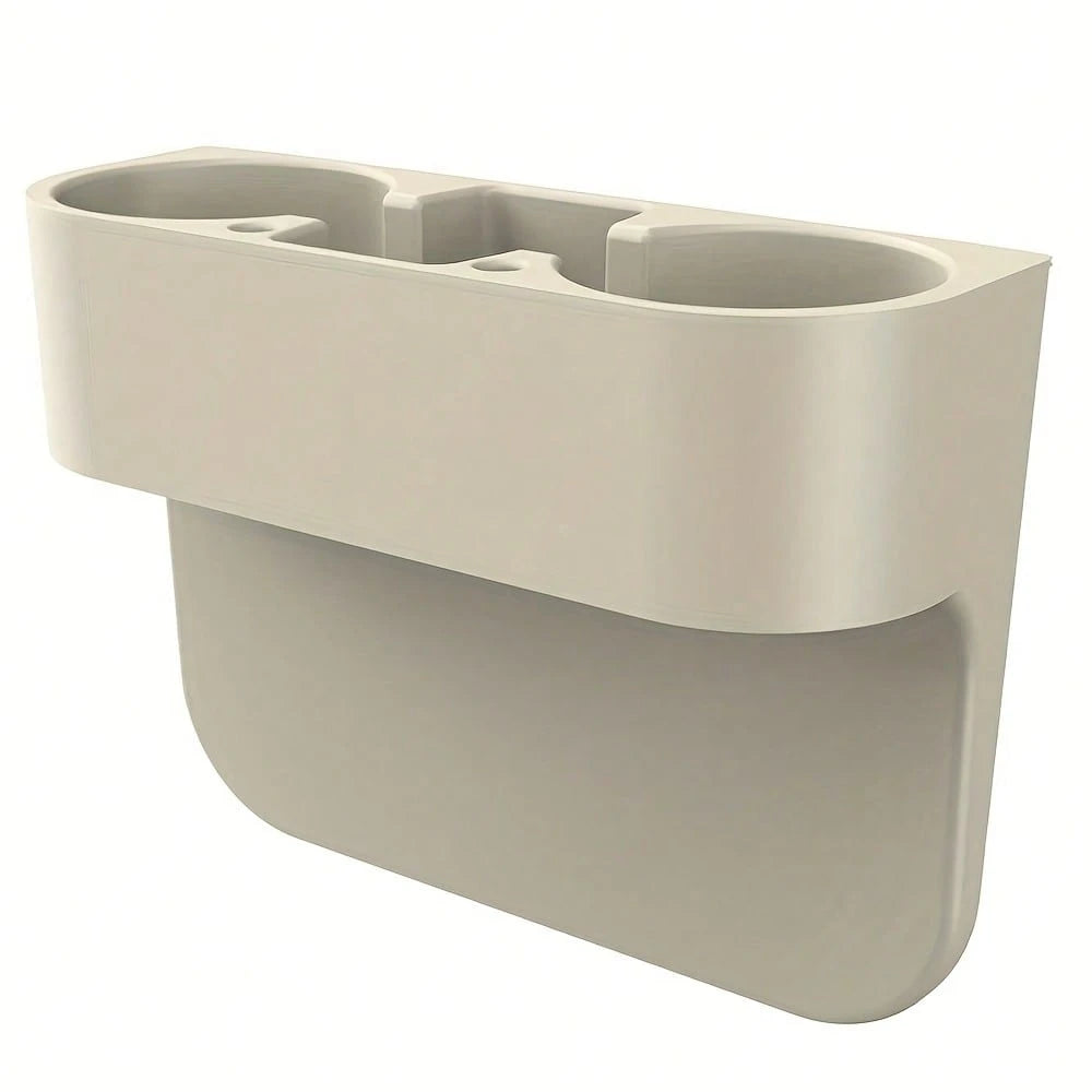 1pc Portable Car Cup Holder Multi-Functional Car Interior Organizer- Made Of Plastic, Suitable For Gaps Between Vehicle Seats- Holder Box For Cups, Bottles, Phones, And Drinks.