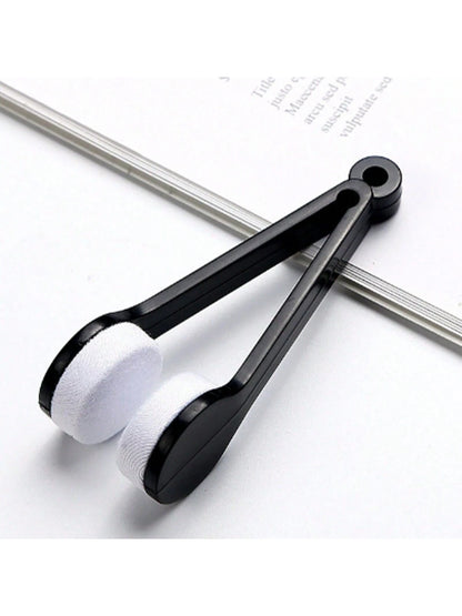 1pc Portable Suede Microfiber Eyeglass Cloth, Personal Eyeglass Cleaner, Won't Scratch Lenses