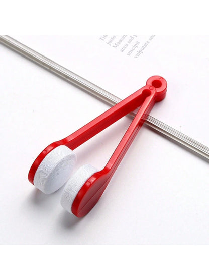 1pc Portable Suede Microfiber Eyeglass Cloth, Personal Eyeglass Cleaner, Won't Scratch Lenses
