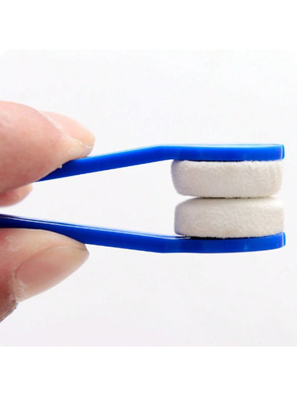 1pc Portable Suede Microfiber Eyeglass Cloth, Personal Eyeglass Cleaner, Won't Scratch Lenses