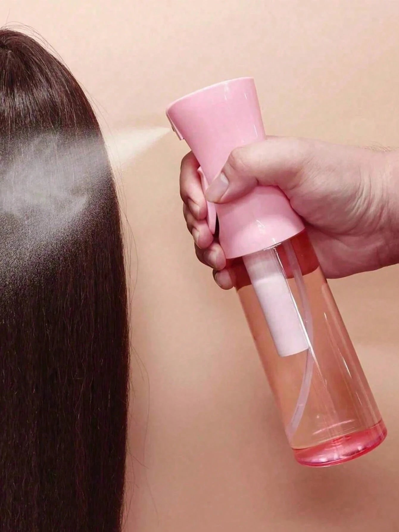 1pc Professional High Pressure Atomizing Spray Bottle, 200ML/300ML High Pressure Continuous Automatic Vacuum Fine Mist Sprayer, Hair Styling Tool, Hair Care Products & Accessories, Salon Beauty Travel