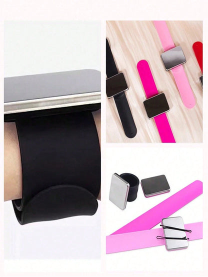 1pc Professional Magnetic Silicone Wristband, Can Adsorb Hair Clips And Hair Pins, Suitable For Makeup Watch Band, Magnetic Sewing Pin Cushion, Hairdressing Tools, Hair Products And Accessories, Suita
