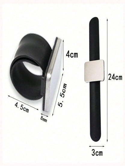 1pc Professional Magnetic Silicone Wristband, Can Adsorb Hair Clips And Hair Pins, Suitable For Makeup Watch Band, Magnetic Sewing Pin Cushion, Hairdressing Tools, Hair Products And Accessories, Suita