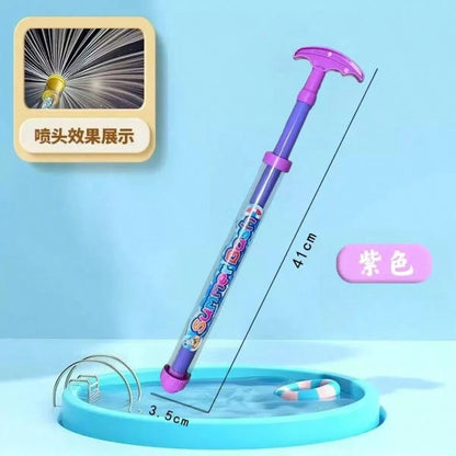 1PC-Pull-Out Fireworks Water Gun-Water Fight-Beach Water Play Toy-Rotating Fireworks Water Spray-Pull Flower Fireworks-Leisure Entertainment-Birthday Gift-Holiday Gift-Easter Gift-Halloween Gift-Valen