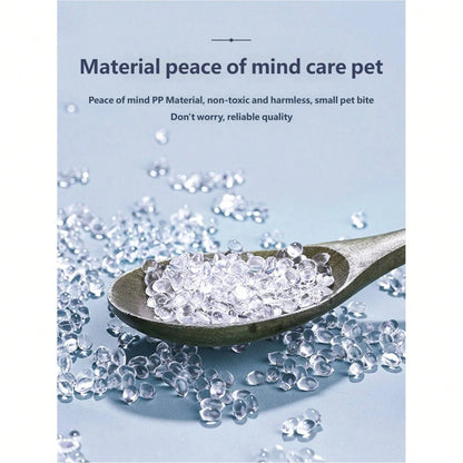 1pc Rabbit Litter Box, Detachable Plastic Small Animal Toilet Tray With Grate, Corner Litter Box, Easy To Clean Hamster Guinea Pig Rabbit Ferret Small Pet Toilet Training Box