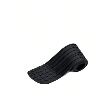 1PC Rear Bumper Protector, 35.4"X3.4" Anti-Scratch Rubber Guard Strip With Adhesive, Trunk Lip Protection, Universalfor Most Cars, Trucks, SUVs (Black)