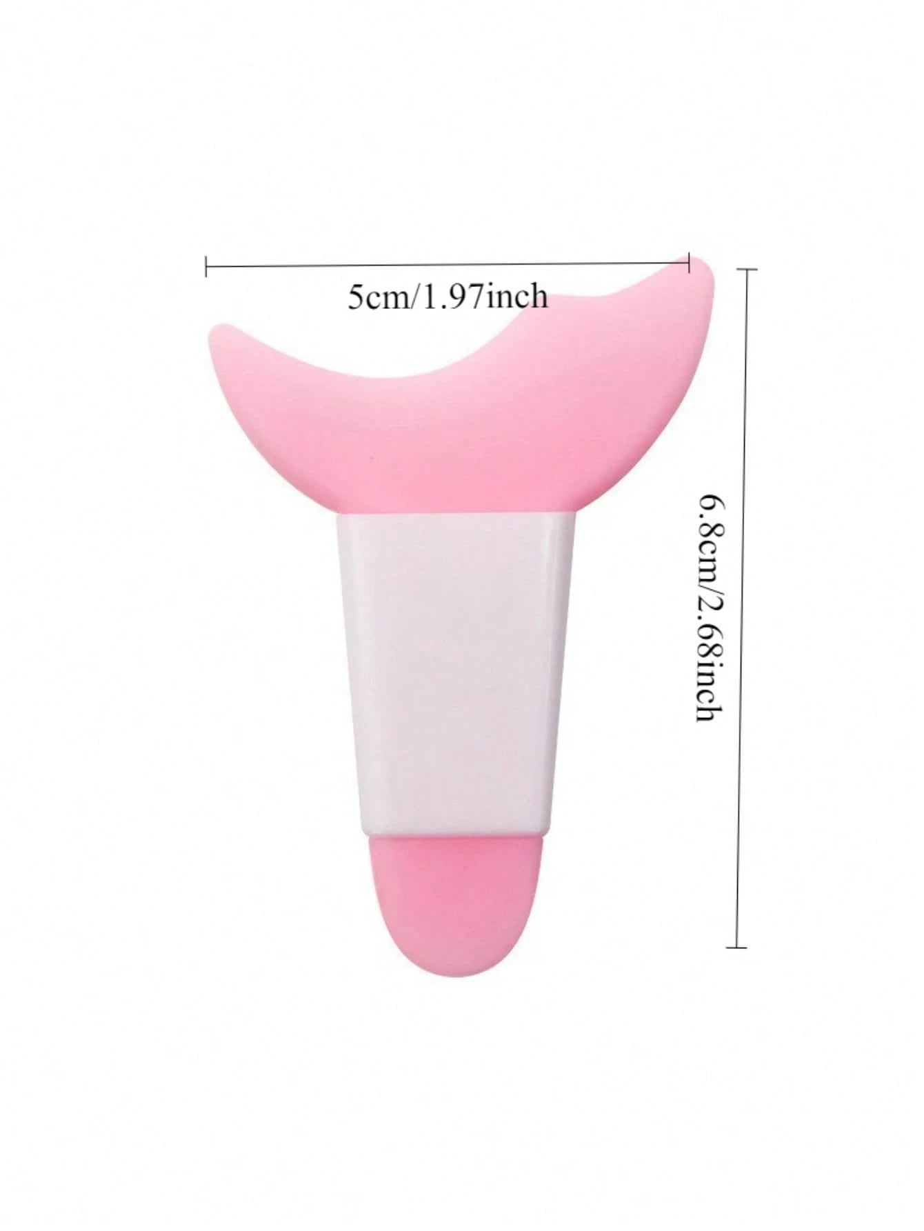1pc Reusable Silicone Eyeliner & Eyebrow Stencils Kit With Mascara Guard & Lash Comb- Pink Wing Tip Design, Precise Makeup, Gentle On Eyes, Suitable For Pro Or Home Use, Makeup Accessory| Fashion Ma