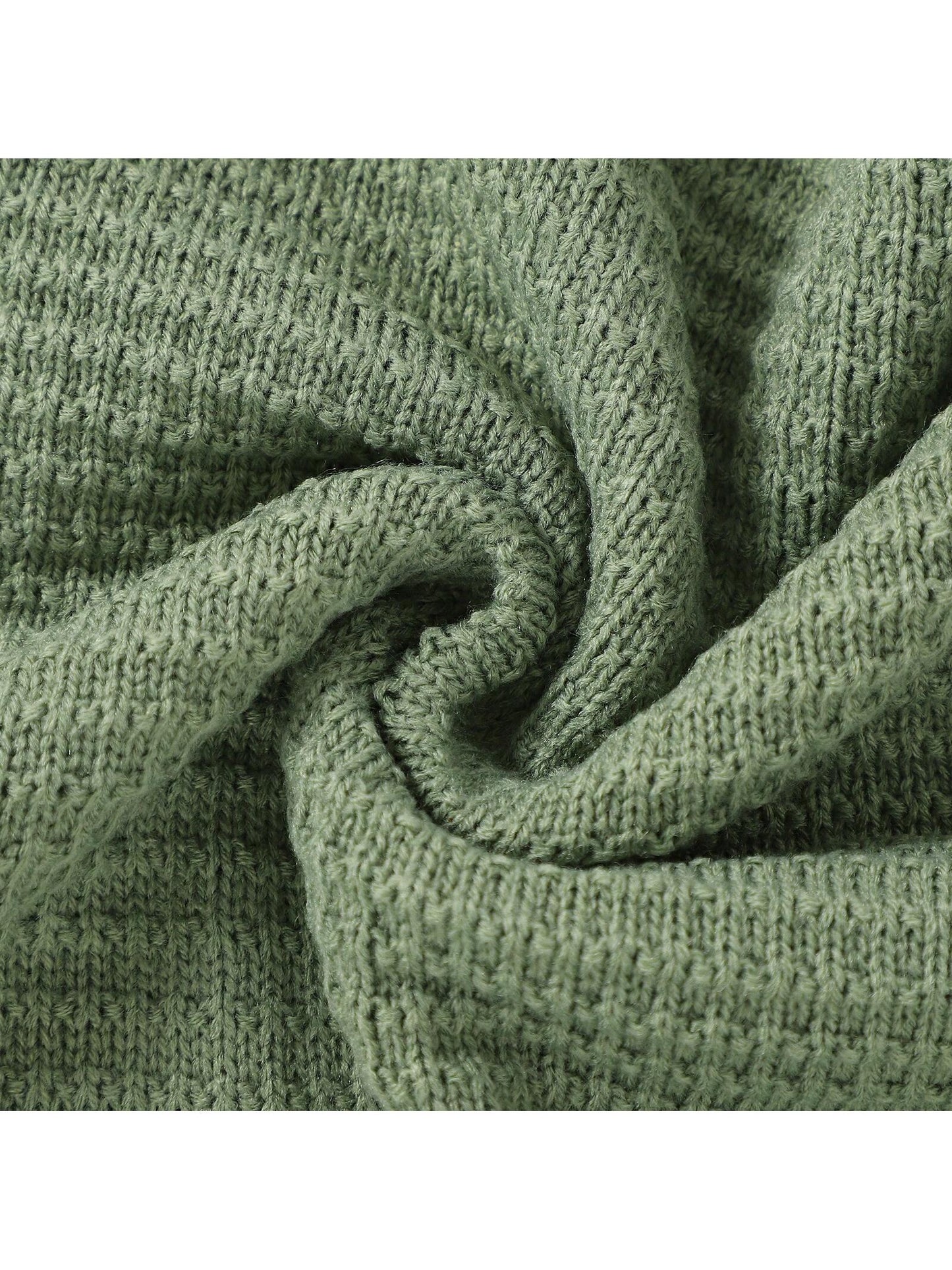 1pc Simple Knit Baby Swaddle Blanket For Car And Daily Use, All Seasons Love Valentine