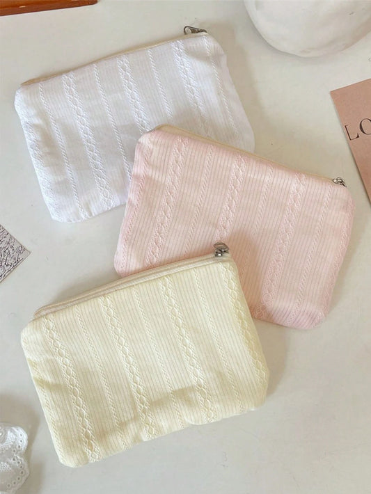 1pc Small Cosmetic Bag, Storage Pouch, Makeup Travel Bag, Toiletry Bag, Cute Makeup Bag, Travel Cosmetic Bag, Toiletry Bag, Cosmetic Storage Bag, Large Capacity Portable Storage Bag, Gift For Women