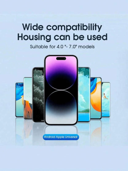 1pc Suction Cup Car Phone Holder, Compatible With Phones, Smartphones And Tablets, Can Be Installed On Dashboard And Windshield, With Telescopic Arm, One-Click Release, Easy Installation