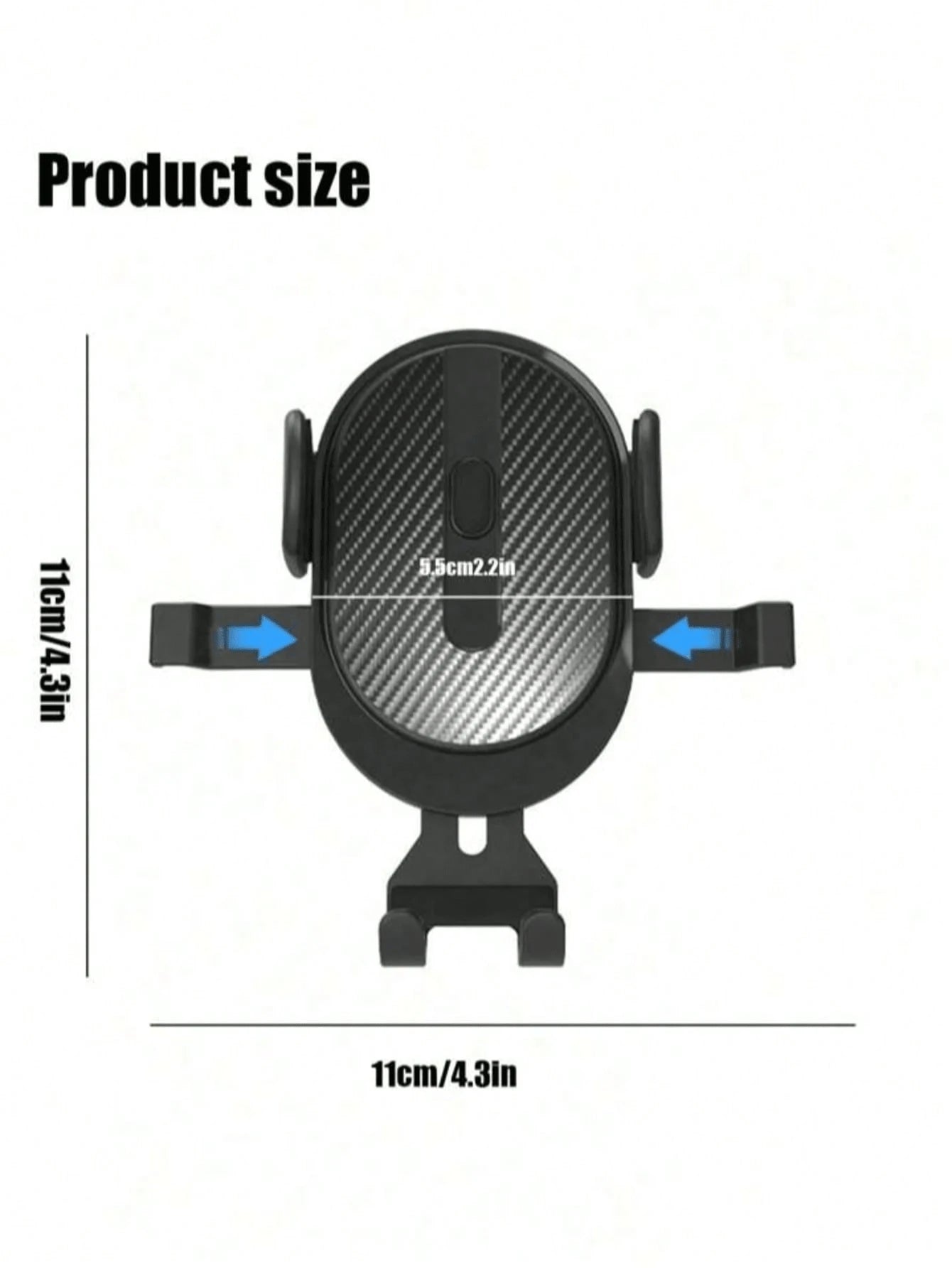 1pc Suction Cup Car Phone Holder, Compatible With Phones, Smartphones And Tablets, Can Be Installed On Dashboard And Windshield, With Telescopic Arm, One-Click Release, Easy Installation