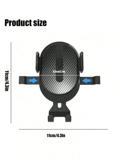 1pc Suction Cup Car Phone Holder, Compatible With Phones, Smartphones And Tablets, Can Be Installed On Dashboard And Windshield, With Telescopic Arm, One-Click Release, Easy Installation