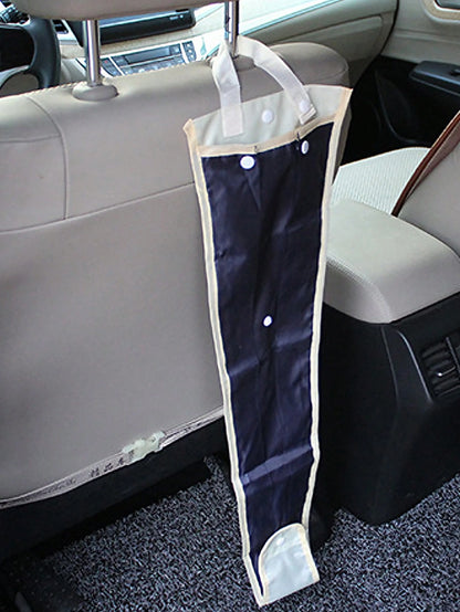 1pc Universal Car Seat Back Umbrella Holder- Waterproof Nylon Storage Bag, Hanging Design, Holds Up To 3 Umbrellas, Foldable, Easy Installation, Convenient For Rainy Days And Commuting, Car Umbrella