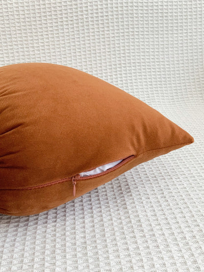 1pc Velvet Pillowcase Or Lumbar Pillowcase, Suitable For Bedroom, Living Room Sofa