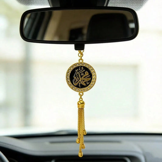 1pc Vintage Car Interior Rearview Mirror Hanging Ornament/ Car Hanging Tassel Pendant