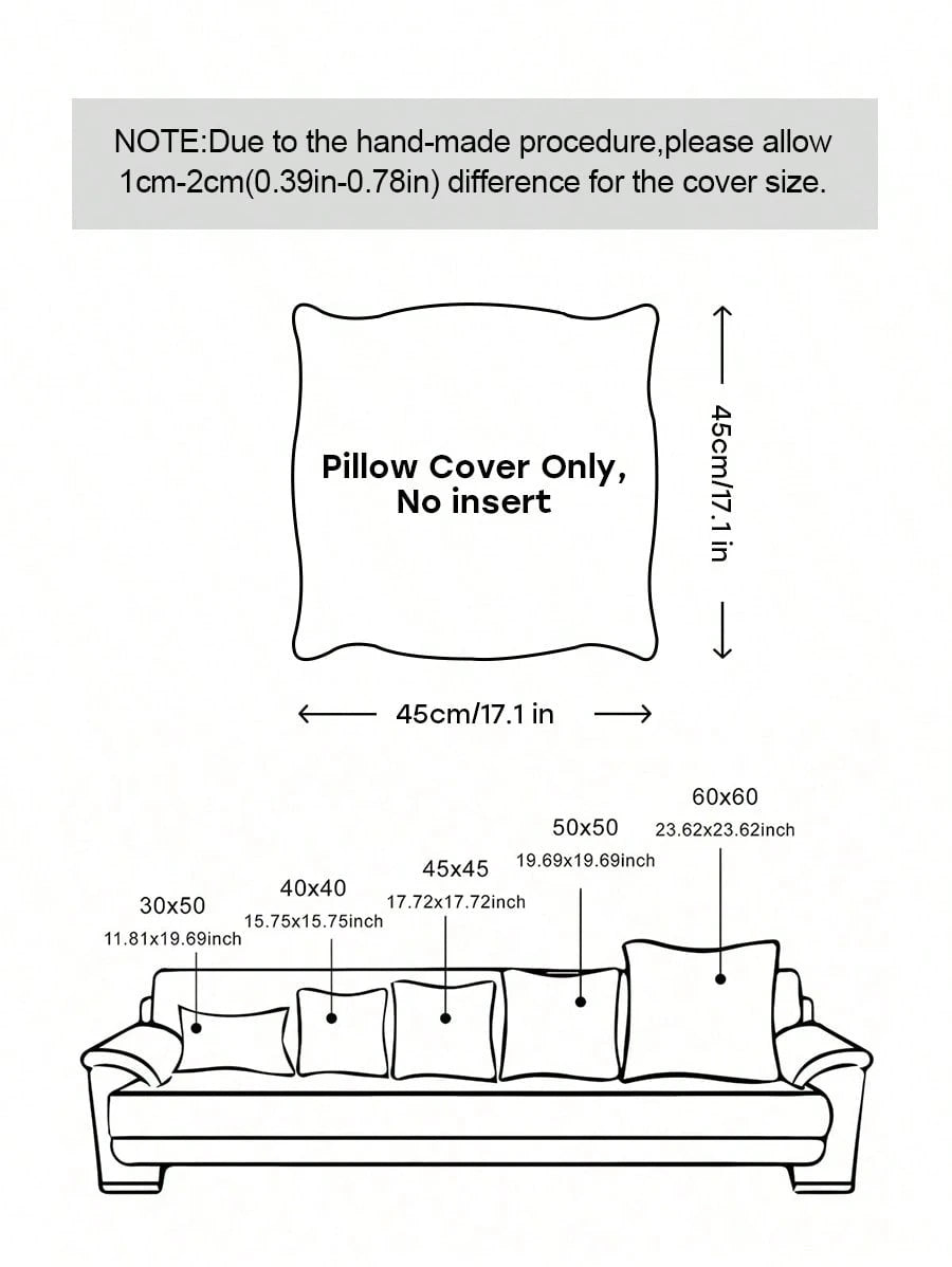 1pc White Decorative Faux Rabbit Fur Cushion Cover Without Filler, Modern Flannelette Fuzzy Plush Throw Pillow Cover Zipper Closure For Home, For Sofa, Living Room