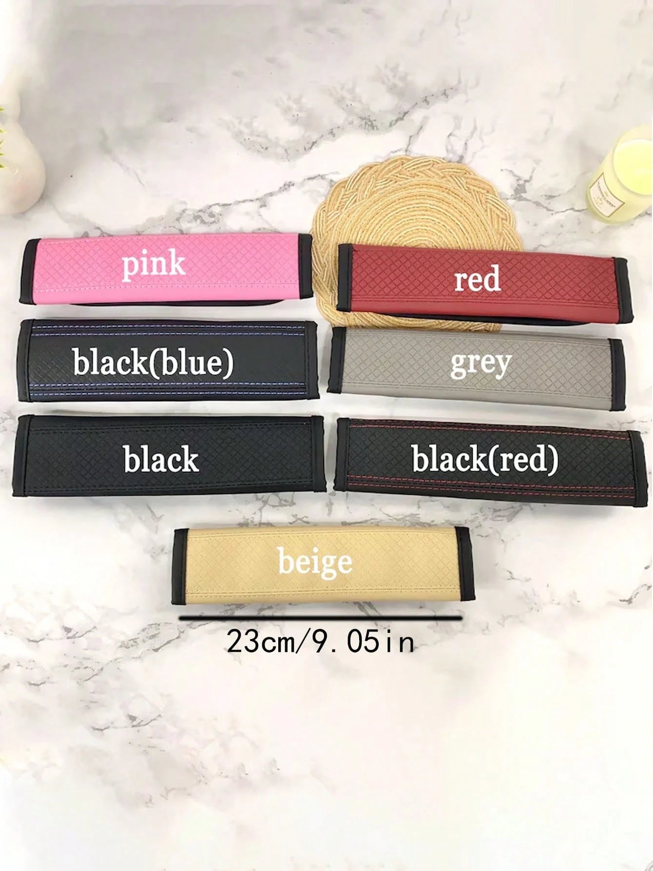1pcEmbroidered Seat Belt Covers, Customized Car Comfort Seat Cushions, Personalized Soft Shoulder Straps (With Printed Names), Men's And Women's Exclusive Car Accessories