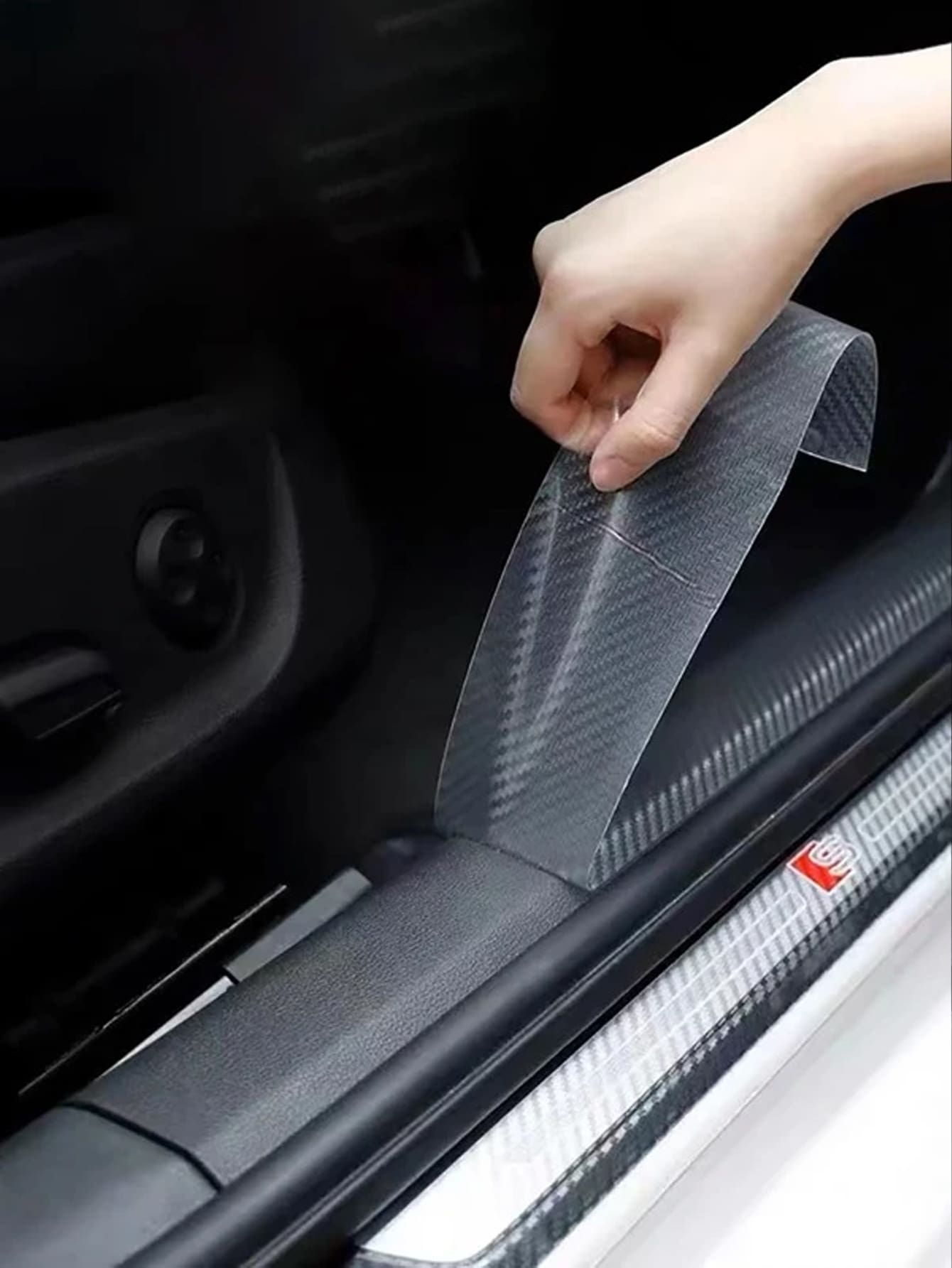 1roll Car Door Sill Anti-Stepping Strip