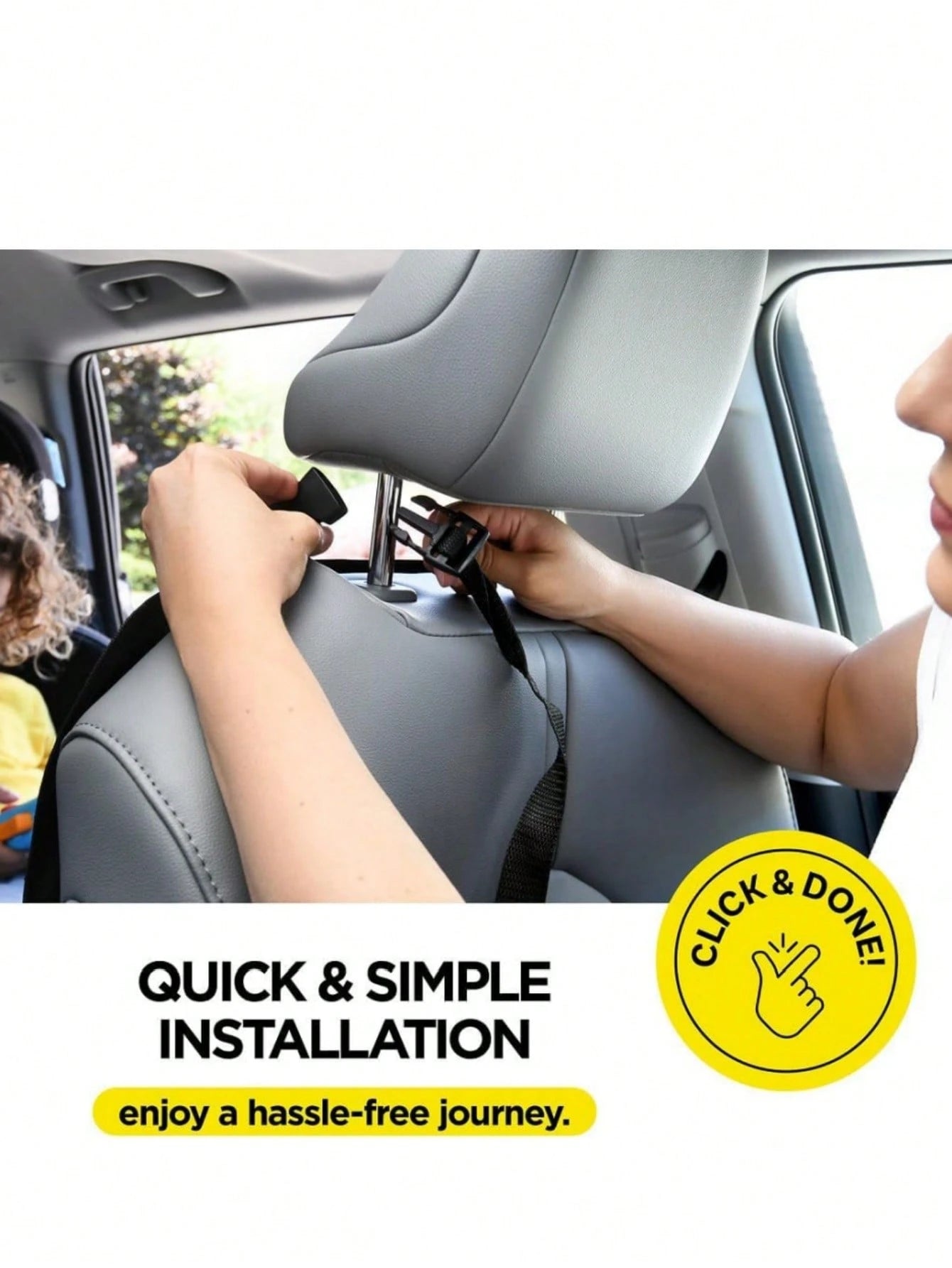 2/1pc Car Seat Back Protector + 3 Pocket Storage Bag, Extra Large Waterproof Anti-Kick Pad, Rear Seat Protector, Car Seat Back Protector, Prevent Dust, Mud And Scratches- Universal Car Interior Prote