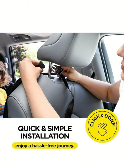 2/1pc Car Seat Back Protector + 3 Pocket Storage Bag, Extra Large Waterproof Anti-Kick Pad, Rear Seat Protector, Car Seat Back Protector, Prevent Dust, Mud And Scratches- Universal Car Interior Prote