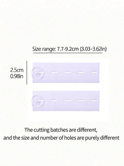 2/3/4/5pcs Elastic Waist Extender,Waistband Extender Buckle, Elastic Adjustable Pants Extension,Pants Button Extension Belt, Maternity Pants Stretch Button, Adjustable Button Extension Buckle, Suitabl