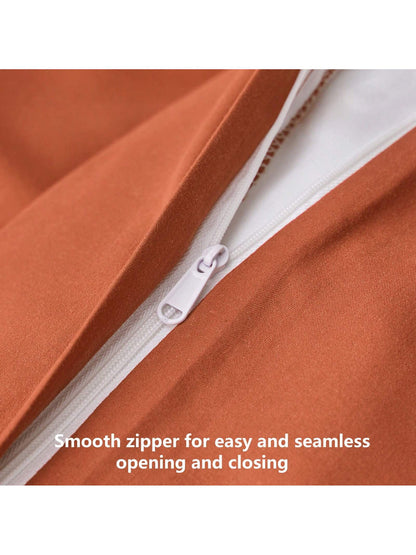 2/3 Pieces Duvet Cover Set, Soft Double Brushed Duvet Cover With Zipper Closure, All-Season Comfort, Multiple Colors And Sizes Available