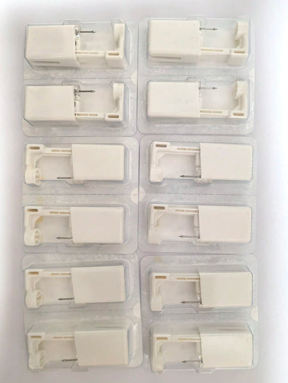 2/4/10 Pcs/Pack Disposable Sterile Nosepiercing Guns For Self-Nose Piercing, Built-In Surgical Stainless Steel Nose Stud