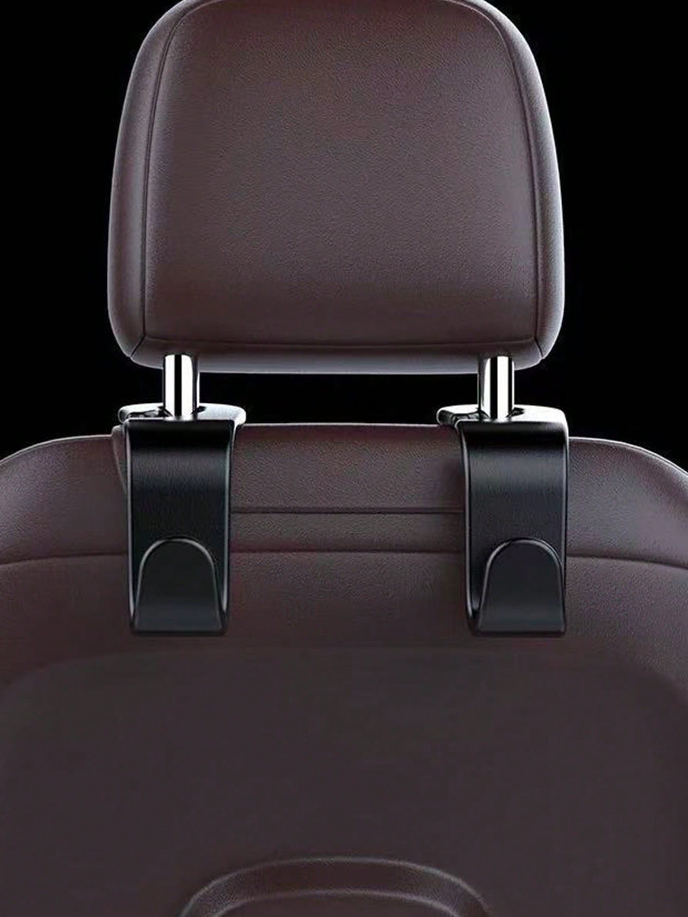2/4PCS Large Head Hooks Car Seat Back Storage Hooks Car Storage Accessories