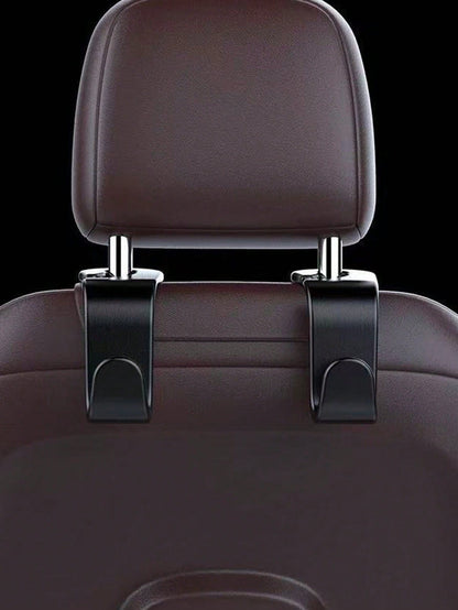 2/4PCS Large Head Hooks Car Seat Back Storage Hooks Car Storage Accessories