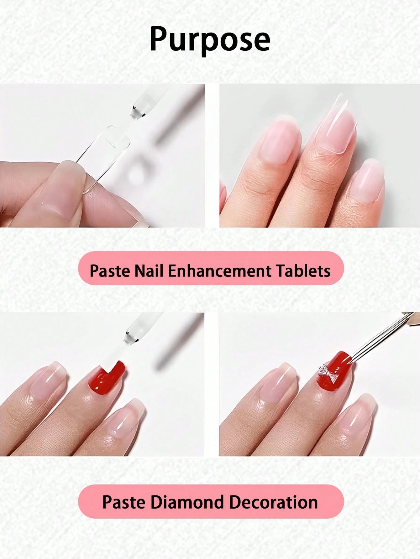 2 Bottles 7g Clear Fake Nail Glue Gel Nail Polish With Brush, Quick Dry Adhesive Rhinestone, Bonding Agent Decoration, Extension And Reinforcement Adhesive Soft Fake Nail Tips Bonding Agent Gel Nail A