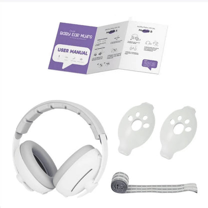 2 In 1 Baby Ear Protection For Babies And Toddlers Noise Reduction Earmuff Baby Headphones Against Hearing Damage Improves Sleep