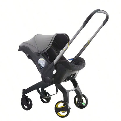 2-In-1 Travel Baby Stroller- Lightweight, Folds In One Click, Large Capacity Bottom Storage Basket, Anti-Slip Wheels, Convertible, For Toddlers