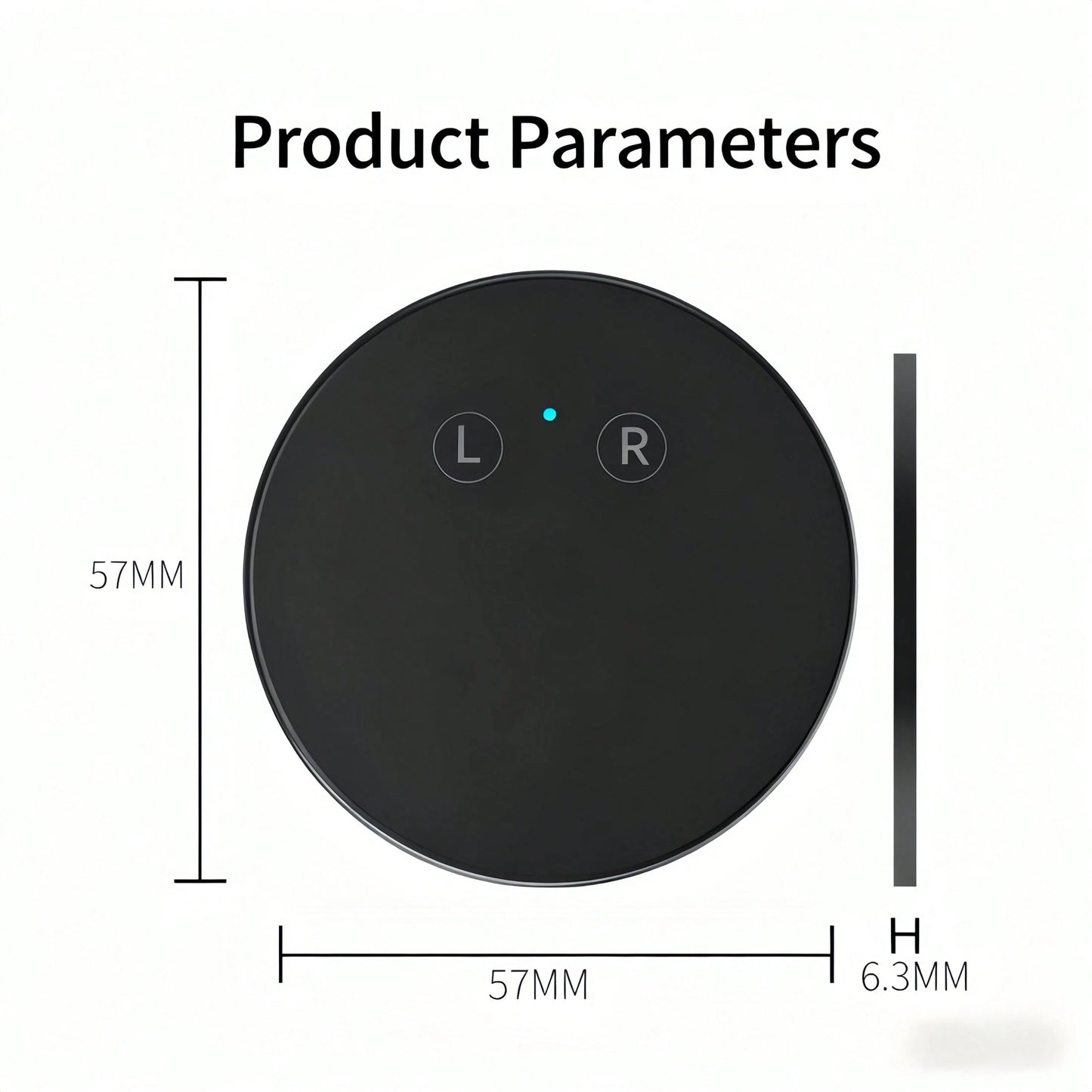 2 PACK Portable Language Translator Earpiece: Two-Way Instant Translation & App Connectivity