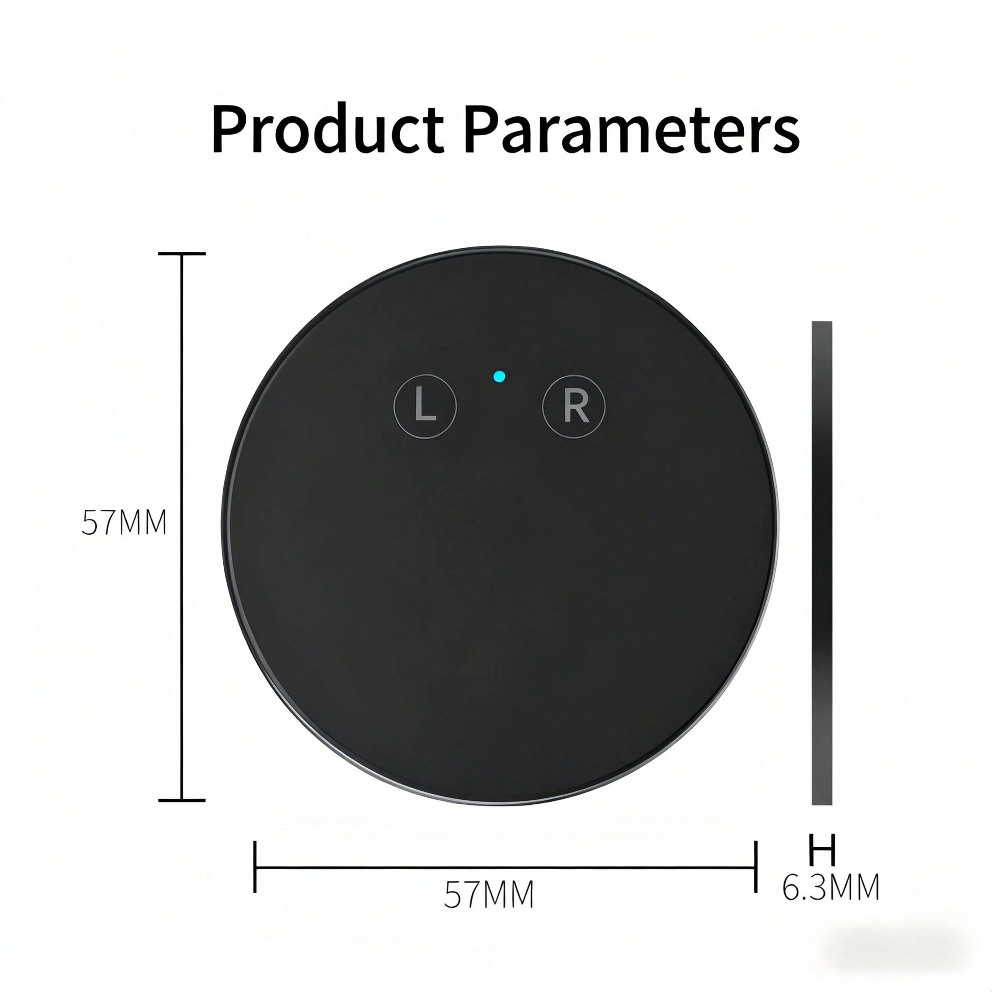 2 PACK Portable Language Translator Earpiece: Two-Way Instant Translation & App Connectivity