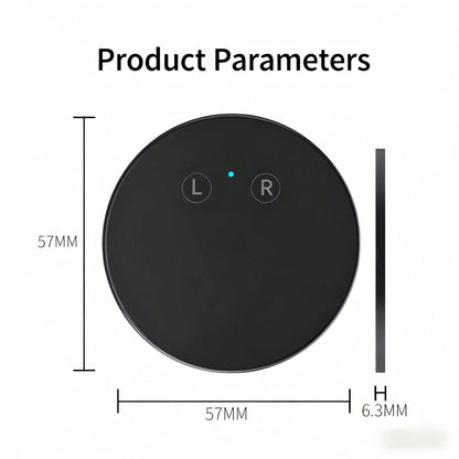2 PACK Portable Language Translator Earpiece: Two-Way Instant Translation & App Connectivity