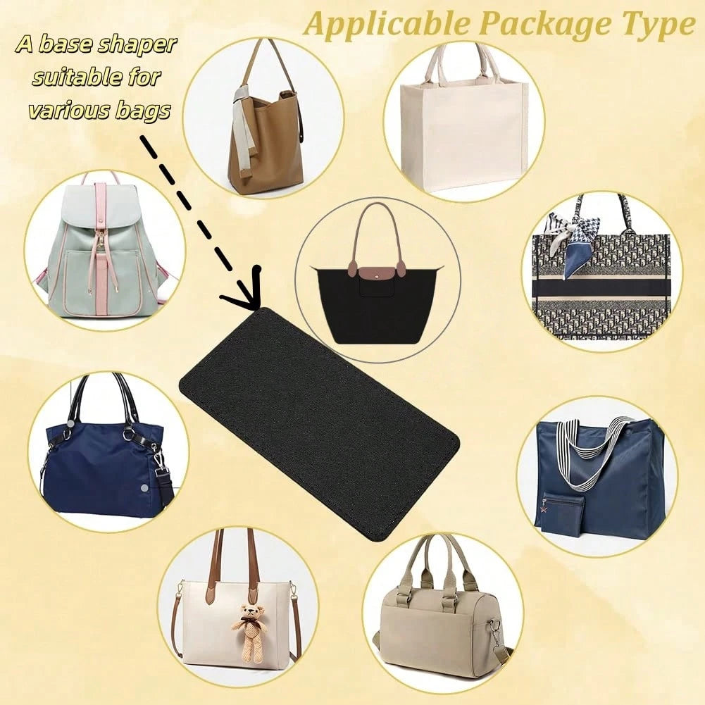 2025 Le Tote Bag Organizer Insert, Multi-Pocket Felt Handbag Organizer Bag With Zipper, Cup Holder, Travel Essential