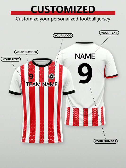 2026-27 Season Personalized Customization- German Bundesliga Freiburg Team Customized LOGO, Numbers, Team Name, Player Names