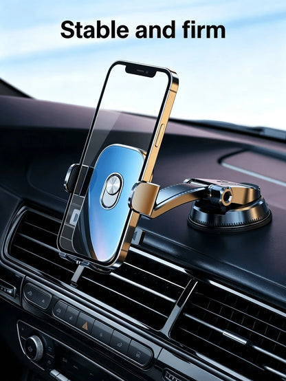 2026 New Car Phone Holder, Hands-Free GPS Navigation Mount, Suitable For Dashboard Air Vents, Universal Phone Holder, Compatible With All Phones