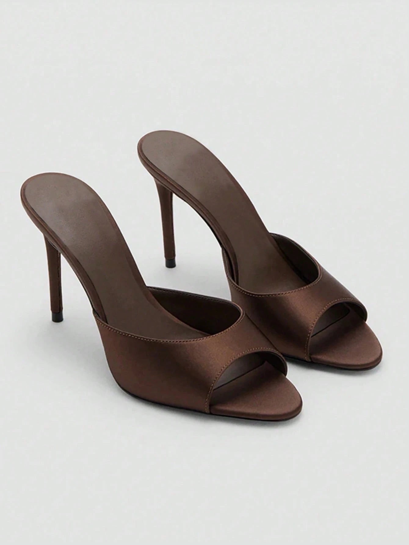 2026 Spring/Summer New Women's Shoes, Mule Style Mid/Low Heel Sandals,Stiletto Heels