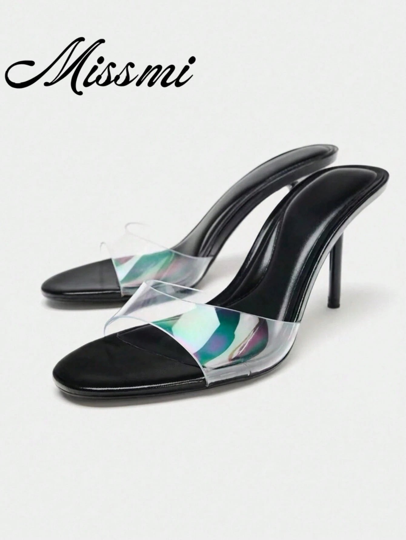 2026 Spring/Summer New Women's Shoes, Mule Style Mid/Low Heel Sandals,Stiletto Heels