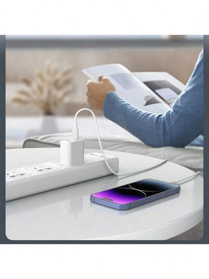 20W PD Fast Charging Cable- Lightning Port, Compatible With IPhone 16/15/14/13/12/11 Pro Max/Mini/8 Plus/X/XR/XS Full Series, Durable USB-C Port, Suitable For Gaming Devices And Headphone Accessories