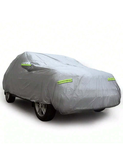 212*79*71 Inch Universal Fit All-Weather SUV Car Cover- Waterproof, Breathable, UV, Snow, Wind Protection- Durable, Full Exterior Coverage For SUV Automobiles
