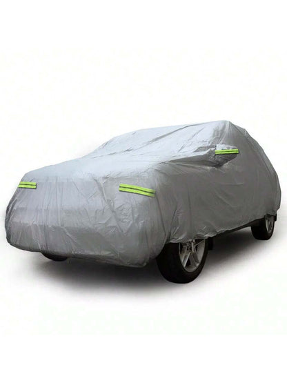 212*79*71 Inch Universal Fit All-Weather SUV Car Cover- Waterproof, Breathable, UV, Snow, Wind Protection- Durable, Full Exterior Coverage For SUV Automobiles
