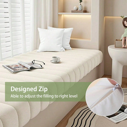 22-Inch Multi-Pack White Pillow Inserts, 100% Microfiber Filled. Compatible With Various Pillowcases, Machine Washable & Hypoallergenic, Bohemian Style. Suitable For Beds And Patios