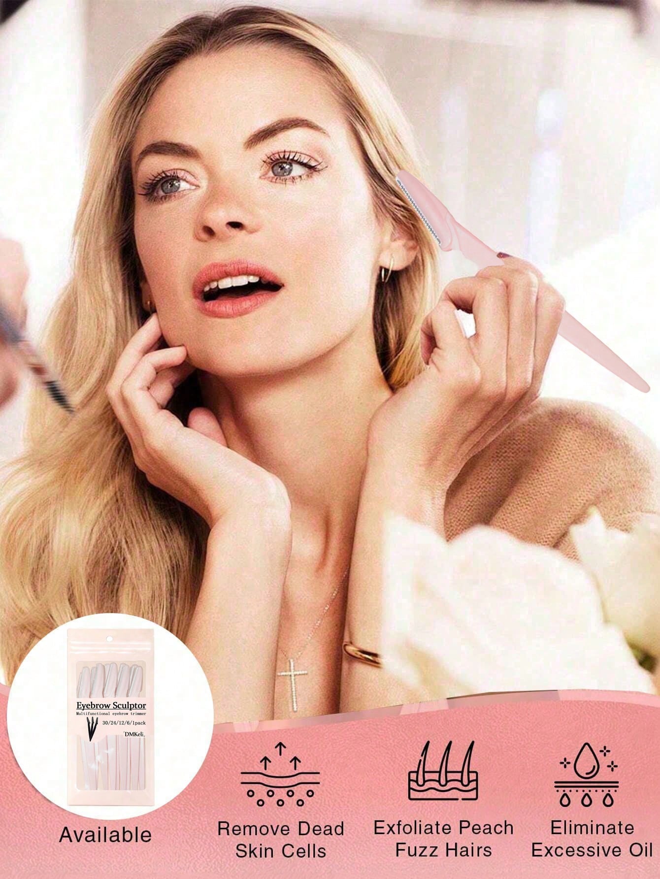 240/100/50/30/16/15/12/10/6/5/31pcs Set, Eyebrow Trimmer/Razor, Body Hair Removal Trimmer And Face And Set, With Precision Protective Guard Long Handle Blades, Women's Grooming Tools, Suitable For Dai