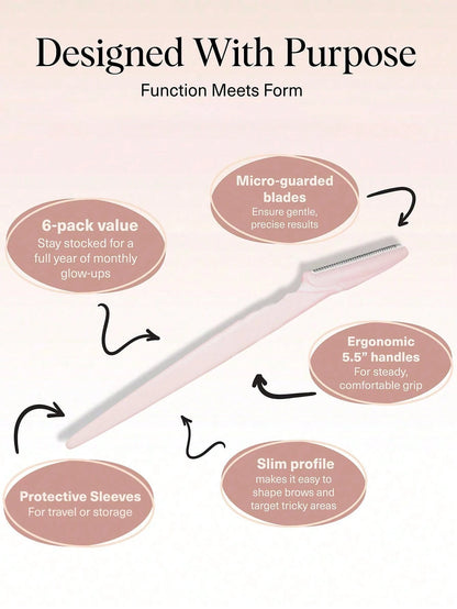 240/100/50/30/16/15/12/10/6/5/31pcs Set, Eyebrow Trimmer/Razor, Body Hair Removal Trimmer And Face And Set, With Precision Protective Guard Long Handle Blades, Women's Grooming Tools, Suitable For Dai