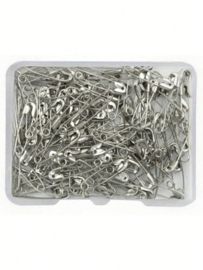 260/120pcs Boxed Mini Safety Pins, Suitable For DIY Clothing And Handicrafts- Black And White Colors- Durable And Rust-Resistant.