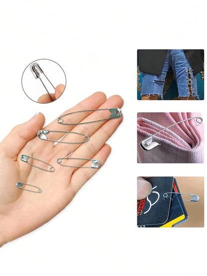 260Pcs Pins Rust Resistant Silver Pins For DIY Crafts Sewing Accessories