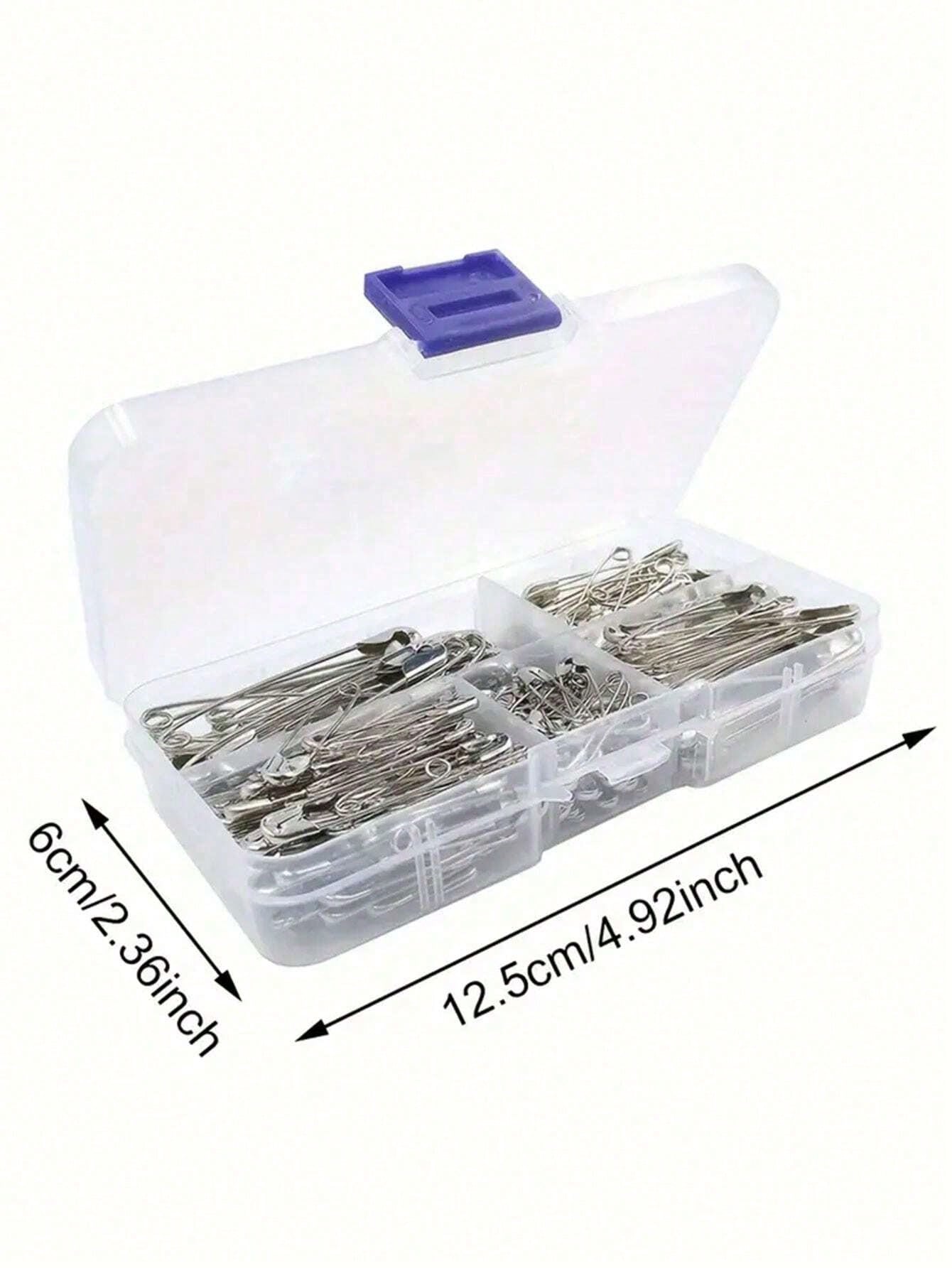 260Pcs Pins Rust Resistant Silver Pins For DIY Crafts Sewing Accessories