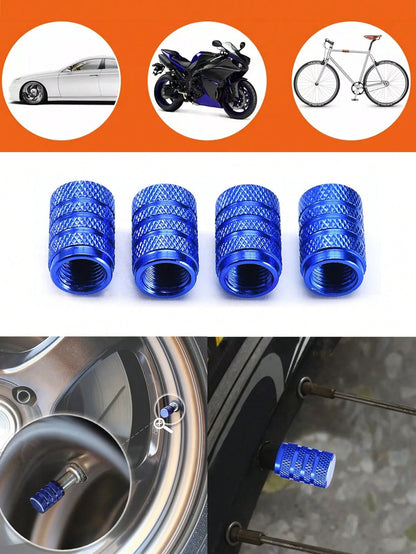 2pcs/4pcs Pack Valve Stem Caps, Car Tire Wheel Hub Lights, Valve Stem, Car Tire Valve Stem Caps, 4pcs Pack Luminous Tire Valve Stem Caps, Glowing Car Wheel Hub Valve Stem Caps, Fluorescent Car Tire Va